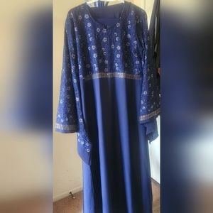 Brand new blue formal wear Abaya